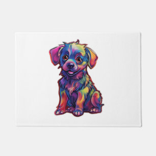 Paillasson Un rayon de joie le Fluorescent Shining Dog