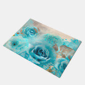 Paillasson Un Shabby Bleu Chic Ephemera Design Series 7 (Incliné)
