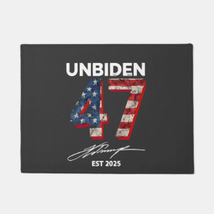 Paillasson Unbiden 47 Trump Est. 2025 4 juillet