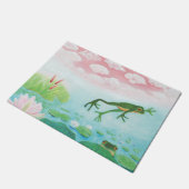 Paillasson Une Grenouille S'Enfonce Dans L'Étang Illustration (Incliné)