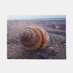 Paillasson Une macro vue de Shell en spirale