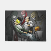 Paillasson Une nuit d'Halloween chez le dentiste (Devant)