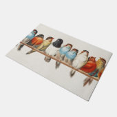 Paillasson Une perche d'oiseaux Illustration de la perche Vin (Incliné)