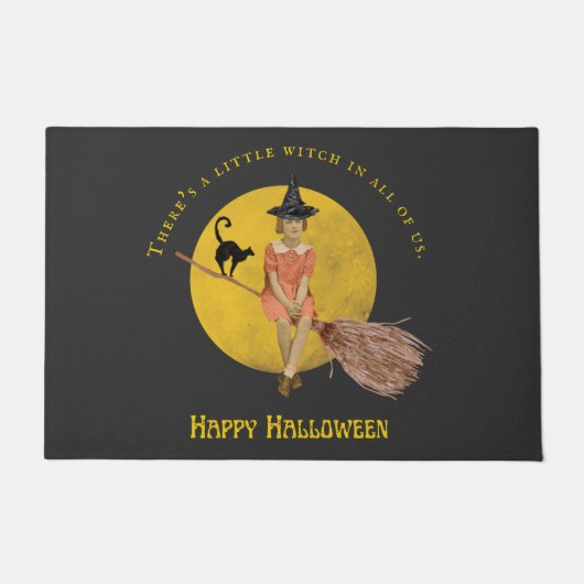 Paillasson Une Petite Sorcière En Nous Tous Halloween (Devant)