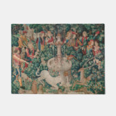 Paillasson Unicorn Hunt Medieval Art - Unicorn (Devant)