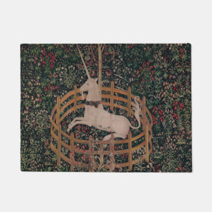 Paillasson Unicorn Hunt Medieval Art - Unicorn repose sous la