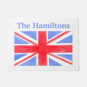 Paillasson Union Jack British Flag personnalisez (Devant)