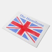 Paillasson Union Jack British Flag personnalisez (Incliné)