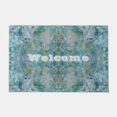 Paillasson Unique Moderne Un Design D'Art Abstrait (Devant)