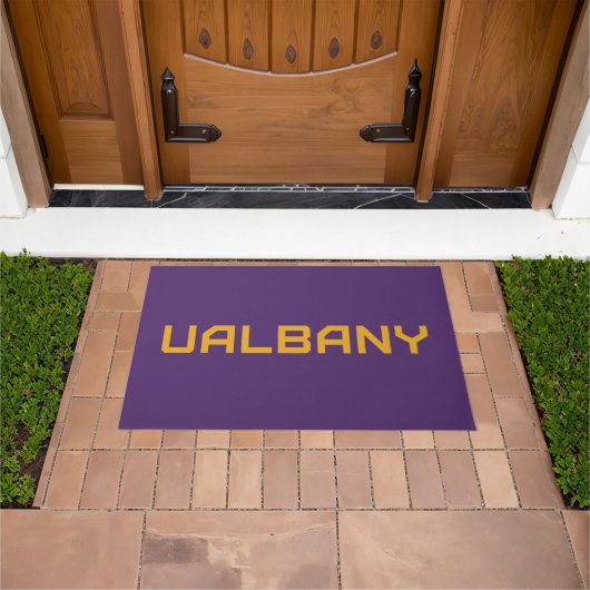 Paillasson Université de Albany Wordmark (De plein air)