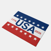 Paillasson USA 1776 2026 250th Anniversary Red White Blue (Incliné)