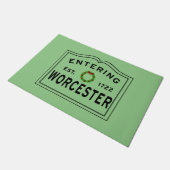 Paillasson Vacances À Worcester, MA Wreath Do (Incliné)