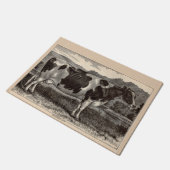 Paillasson Vache du 19ème siècle du Holstein d'impression (Incliné)