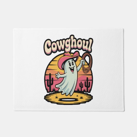 Paillasson Vache Ghoul Halloween Éffrayant (Devant)