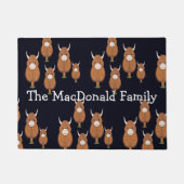 Paillasson Vache Highland personnalisée (Devant)