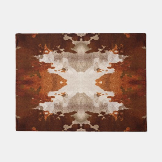 Paillasson Vache Kaleidoscope Cachée Motif (Devant)