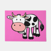 Paillasson Vache souriante avec marguerites (Devant)
