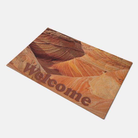 Paillasson Vague de bienvenue, vue classique (Incliné)