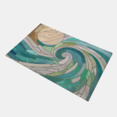 Paillasson Vague et lune de mosaïque (Incliné)