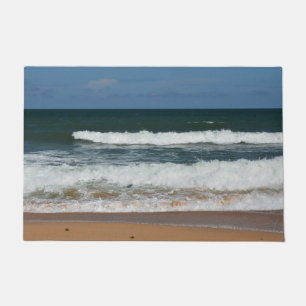 Paillasson Vagues de plage se brisant sur le bord de la mer