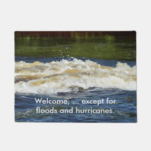 Paillasson Vagues pas d'inondations ouragans Doormat