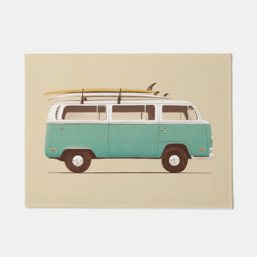 Paillasson Van bleu | Florent Bodart (Devant)