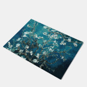 Paillasson Van Gogh Almond Blossoms : Turquoise foncé (Incliné)