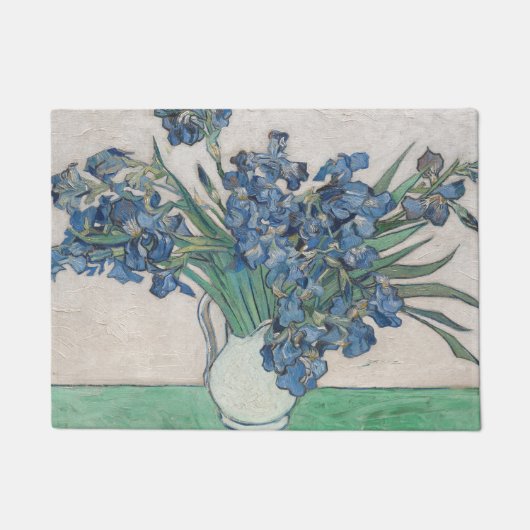 Paillasson Van Gogh Iris Vase Peinture Impressionnisme (Devant)
