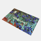 Paillasson Van Gogh la natte bienvenue florale de fleurs (Incliné)
