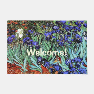 Paillasson Van Gogh la natte bienvenue florale de fleurs