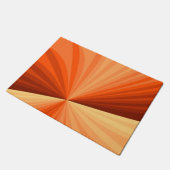 Paillasson Vanille rouge orange Abstraite moderne Fractale gr (Incliné)