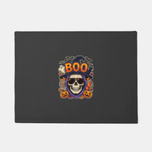 Paillasson Vecteur de lunettes de soleil crâne Boo Halloween