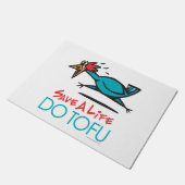 Paillasson Végétarien amusant, Vegan DO TOFU (Incliné)