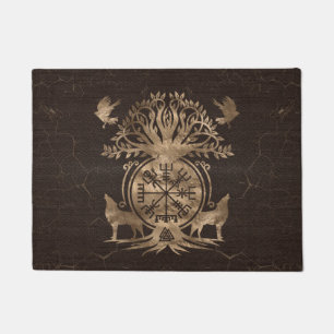 Paillasson Végétarienne - Ornement de boussole viking