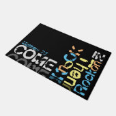 Paillasson Venez, le coup, basculent alors dessus dedans, (Incliné)