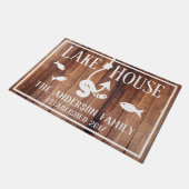 Paillasson Ver rustique de Chambre de lac sur un nom de (Incliné)