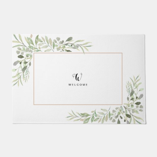 Paillasson Verdure feuille Eucalyptus Porte tout simplement m (Devant)