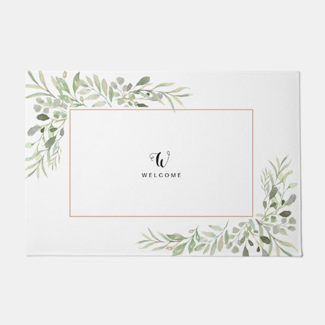 Paillasson Verdure feuille Eucalyptus Porte tout simplement m (Devant)