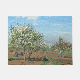 Paillasson Verger en fleurs, Louveciennes Camille Pissarro