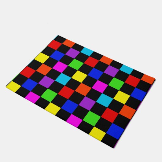 Paillasson Vérificateur néon multicolore (Incliné)