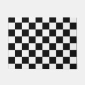 Paillasson Vérificateur noir et blanc (Devant)