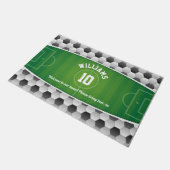 Paillasson Vert de sport de boule de terrain de football du (Incliné)