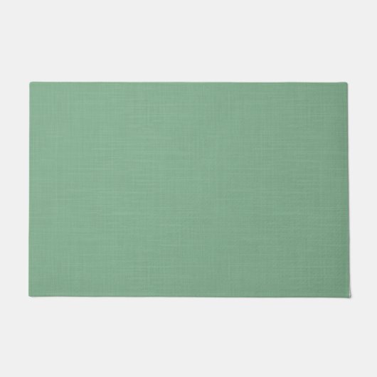 Paillasson Vert menthe uni texturé  (Devant)