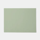 Paillasson Vert sauge clair uni (Devant)