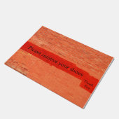 Paillasson "Veuillez retirer vos chaussures. Merci" Fun Uniqu (Incliné)