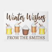 Paillasson Veux d'hiver Rum Beurre Coca Eggnog Boissons (Devant)