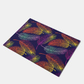 Paillasson Vibes d'été sur les palmiers Feuilles tropicaux (Incliné)