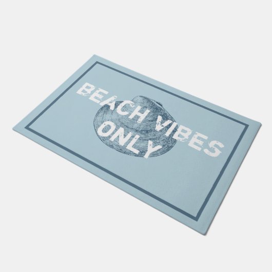 Paillasson Vibes Plage Seulement Police Distante (Incliné)