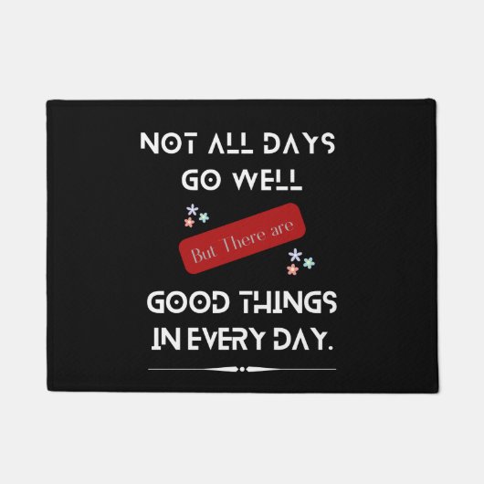 Paillasson Vibes positives et citations motivationnelles Conc (Devant)