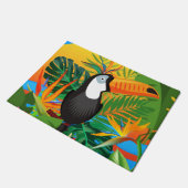 Paillasson Vibrant Toucan Tropical Rainforest Doormat (Incliné)